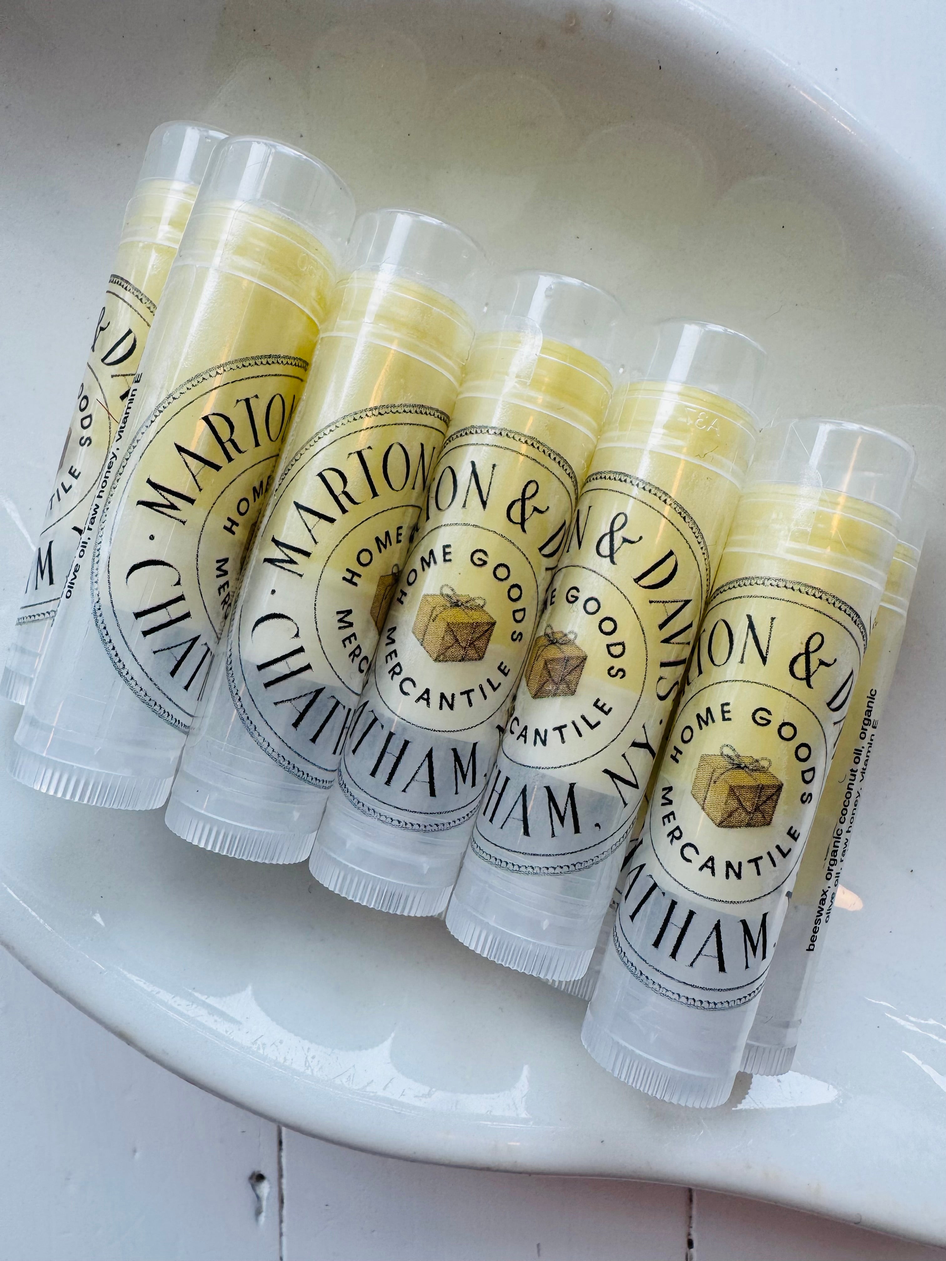 Marton & Davis Organic Beeswax Lip Balm