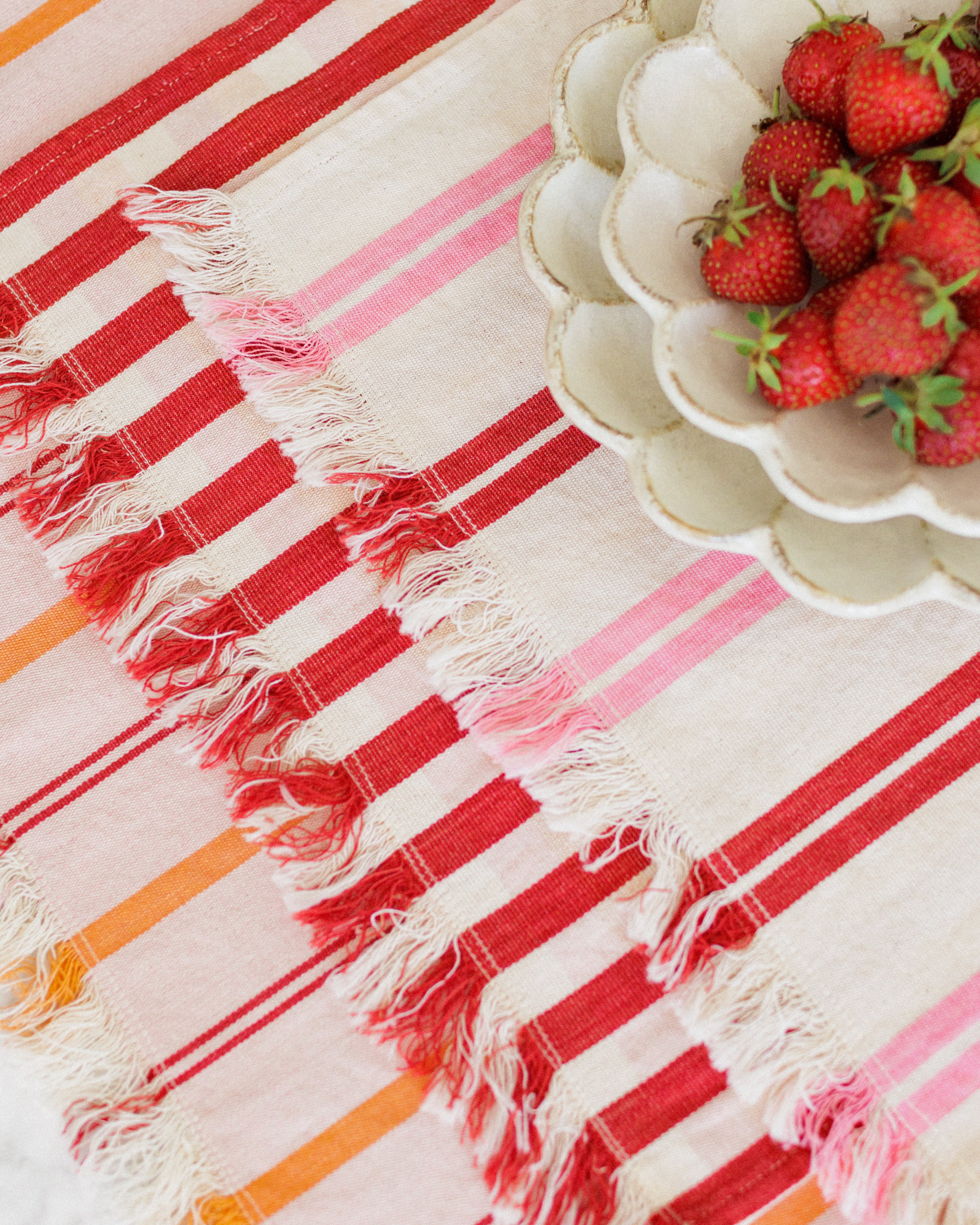 Marton & Davis x Tensira Placemat with fringe